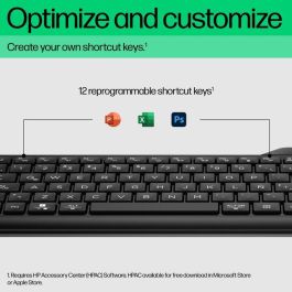 HP 460 Teclado Inalámbrico Bluetooth Multi-Dispositivo Portátil de Tamaño Completo para Múltiples Equipos