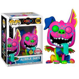 Funko Figura POP Disney Coco Alebrije Dante Exclusive Brilla en la oscuridad 9cm Vinilo
