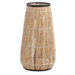 DKD Home Decor Jarron Decorativo Balines de Ratan y Metal, Colores Natural y Negro, 38x38x73 cm Precio: 62.20368. SKU: B13GK5N6RY