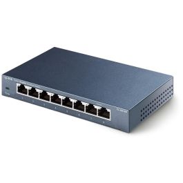 TP-Link Switch TL-SG108 V3.0 8 Puertos RJ-45 10/100/1000 Mbps Gigabit Ethernet para Escritorio Ecológico