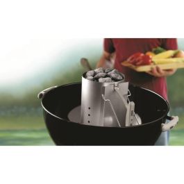 Weber Kit de Encendido Rapidfire para Carbón: Incluye 2 kg de Briquetas y 6 Cubos de Arranque de Fuego. Encendido Rápido y Fácil