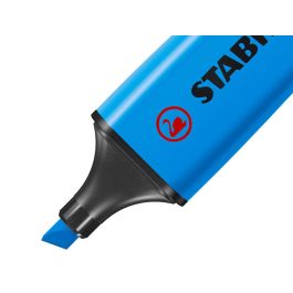 Rotulador Stabilo Boss Fluorescente 70 Azul 10 unidades