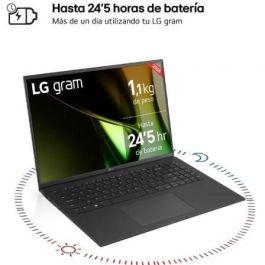 LG Gram 16ZD90S Portátil Ultraligero 16" WQXGA IPS Antirreflejos, Intel Core Ultra 7 155H, 16GB LPDDR5, 512GB SSD, Negro LG Gram 16ZD90S Portátil Ultraligero 16" WQXGA IPS Antirreflejos, Intel Core Ultra 7 155H, 16GB LPDDR5, 512GB SSD, Negro