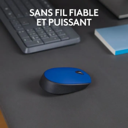 RATON LOGITECH M171 INALAMBRICO AZUL/NEGRO