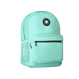 Mochila Antartik Con Asa Y Bolsillo Frontal Con Cremallera Color Verde Menta 320x140x430 mm