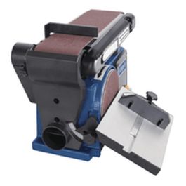 Scheppach BTS800 Lijadora de banda y disco Ø 150 mm 370 W Motor Inducción Silencioso con Mesa Inclinable 45°