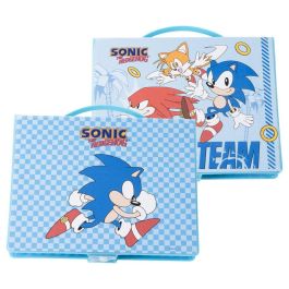 CERDÁ Estuche Papelería Coloreable Sonic the Hedgehog 26,7x45,3x3cm