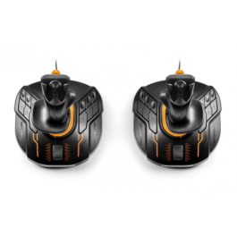Thrustmaster T.16000M FCS SPACE SIM DUO 2960815 Palanca de mando USB Negro/Naranja para PC - Analógico/Digital