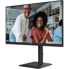 AOC U27E4CV Monitor 27 Zoll 4K UHD LED IPS, 3840x2160, 60Hz, USB-C (90W PD), HDMI 2.0, DisplayPort 1.4, RJ45, USB Hub, Negro
