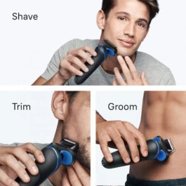 Braun Afeitadora Series 5 52-B1650S con Batería de Iones de Litio y 2 Accesorios para Afeitado Húmedo/Seco