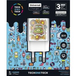 Cargador Tech-One-Tech Doble De Pared 2Xusb Green Camper Alto Rendimiento 2,4A Precio: 5.98999973. SKU: B185QHW4SZ