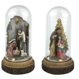 DKD Home Decor Nacimiento Navidad Tradicional Multicolor, 4 Unidades Surtidas, Led y Cristal, 10x10x21 cm, 2 Pilas AAA Precio: 51.98999982. SKU: B12YKVHCKZ