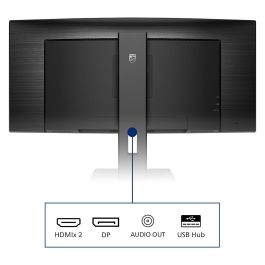 Philips 345B1C Monitor 34 Pulgadas Curvo WQHD 3440x1440 100Hz 4ms USB-C Negro