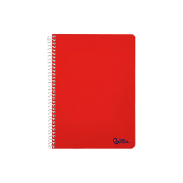 Liderpapel Micro Smart Cuaderno Espiral A4 Tapa Blanda 80 Hojas 75gr 7mm Doble Margen 4 Taladros Colores