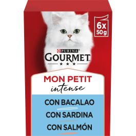Gourmet Mon Petit Sel Pescado 8x6x50gr Comida Gatos Variedad Atún Salmón Trucha Precio: 35.4893. SKU: B153VRGQCM