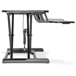 Digitus DA-90380-1 Módulo Adicional Ergonómico para Escritorio, Independiente, Ajustes de Altura, Negro
