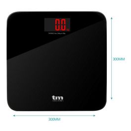 Báscula Digital de Baño TM Electron Negro Báscula Digital de Baño TM Electron Negro