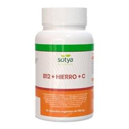 SOTYA Vitamina B12 Hierro Vitamina C 60 Cápsulas | Apoya Sistema Inmune Energía y Reduce Cansancio Precio: 4.4999999. SKU: B1A5Q2WRK2