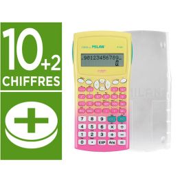 Calculadora Milan Cientifica M240 Sunset Tapa Translucida 2 Lineas 240 Funciones 10+2 Digitos Color Rosa -Amarillo Precio: 16.50000044. SKU: B12CYB9NEM