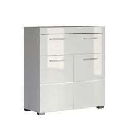 Trendteam TRE4251398913359 Mueble bajo de baño Amanda Blanco 2 puertas, 1 cajón 73x31x79 cm Trendteam TRE4251398913359 Mueble bajo de baño Amanda Blanco 2 puertas, 1 cajón 73x31x79 cm