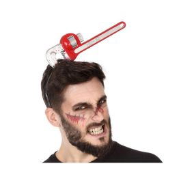 Diadema Halloween Llave Inglesa Roja Ensangrentada 28 cm para Disfraces de Terror Precio: 1.49999949. SKU: S1130574