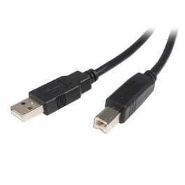 Cable USB A a USB B Startech USB2HAB3M Negro