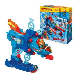 Magic Box Figura Superthings S Blaster Jet, Cargador Giratorio con 6 Proyectiles, 39x33.5x13.5 cm