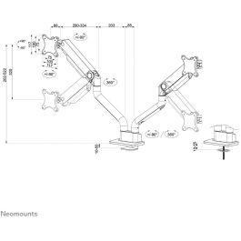 Soporte de Pared Neomounts DS70S-950WH2 Blanco