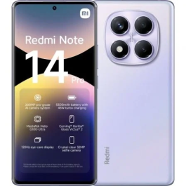 Xiaomi Smartphone Redmi Note 14 Pro 12GB RAM 512GB Almacenamiento Morado Precio: 297.59000029. SKU: B12JYJ8NH5
