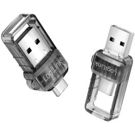 LogiLink BT0054 Adaptador Bluetooth 5.0 USB-A y USB-C, Alcance 10m