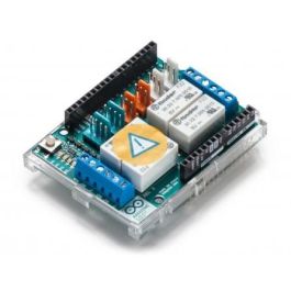 Arduino A000110 Shield de 4 Relés para Placas Arduino – Módulo de Expansión Certificado FC, CE y RoHS
