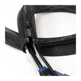 LogiLink KAB0048 Manguera para cables con cremallera, Diámetro 50 mm, Negro, 1m