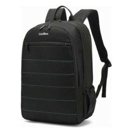 COOLBOX COO-BAG15-2N Mochila Portátil 15.6" Negro Resistente al Agua