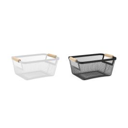 Cesta de metal organizador Confortime 26x17.5x11.6 cm (12 Unidades) Cesta de metal organizador Confortime 26x17.5x11.6 cm (12 Unidades)