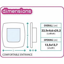 Ferplast FER8010690210759 Gatera Columpio 5 para Gatos, Gris, 22,5 x 16,2 x 25,2 cm