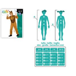 Disfraz de León para Niño Unisex Infantil, Talla 10-12 Años, Temática Animales de la Selva