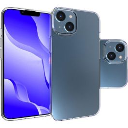 eSTUFF Funda INFINITE VIENNA para iPhone 16e/14 - TPU Transparente 100% Plástico Reciclado Antigolpes