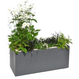 EDA JARDINERE VOLCANIA - 99.5 x 39 x 43 cm - 98 L - Gralet Gray