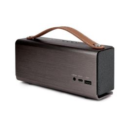 Veho MR-8 Altavoz Inalámbrico Bluetooth Retro 2x6W, Power Bank 4000mAh para Móviles, 32 Horas Batería
