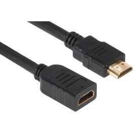 Club3D Cable Extensión HDMI 1.4 Alta Velocidad, Macho/Hembra, 5 metros, Soporte 3D, Negro