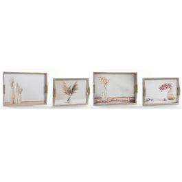 Bandeja Scandi DKD Home Decor Multicolor Dorado 30 x 6 x 40 cm Set de 2 (2 Unidades) Precio: 24.7929. SKU: S3027744