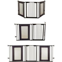 Barrera de seguridad - DREAMBABY - DENVER - 3 paneles - 85,5-200 x 74 cm - Bidireccional - Negra