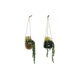 DKD Home Decor Planta Azul Marino y Dorado 15x15x70 cm (4 Unidades) Precio: 36.49999969. SKU: B17KQMMVJJ