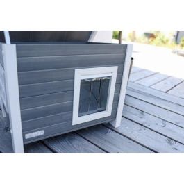 Casa para gatos - KERBL - ECO Eli - Gris / Blanco - 57 x 45 x 43 cm Casa para gatos - KERBL - ECO Eli - Gris / Blanco - 57 x 45 x 43 cm