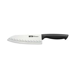 Cuchillo de Cocina Quttin Santoku Black 17 cm (24 Unidades)