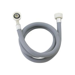 Edm Manguera de entrada de agua para lavadora, 1.5m, tuercas de plástico 3/4"-3/4", PVC, gris Precio: 4.88999962. SKU: S7914720