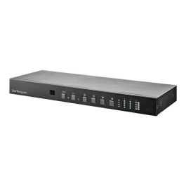 StarTech.com VS424Hd4K60 Switch HDMI 4K 60Hz 4x4 profesional para Salas de Control, Eventos y Monitores de Alta Definición