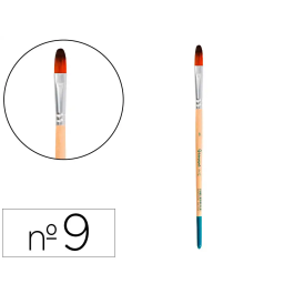 Liderpapel Pincel n 9 Punta Filbert Lengua de Gato Pelo Sintético Certificado para Acrílica y Acuarela Precio: 39.9905. SKU: B18338J3ER