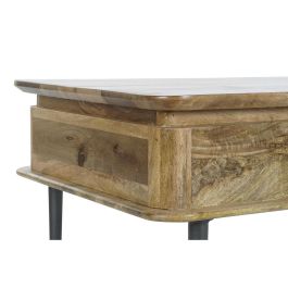 Mesa de Centro DKD Home Decor 116 x 60 x 46 cm Metal Aluminio Madera de mango