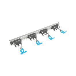 Cellfast Colgador de herramientas de jardín en aluminio con 4 asas autoblocantes y 8 soportes, carga máxima 10 kg
